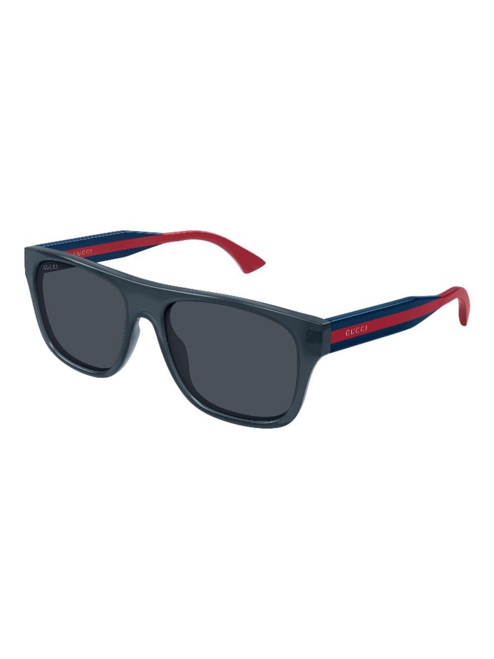 New Gucci Men's Sunglasses Blue Lens Acetate Frame GG2119S 004 56